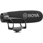 BOYA BY-BM2021 Wired On-Camera Super-Cardioid Shotgun Microphone for PC, Laptops and Smartphone | BOYA BY-BM2021 Microphone | - CompuMe